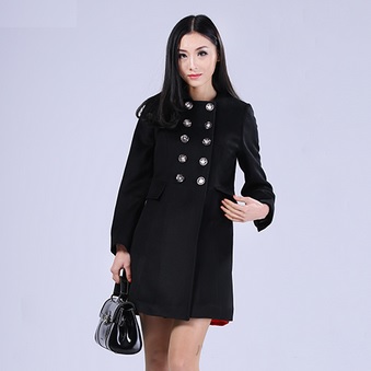 Wool overcoat for ladies