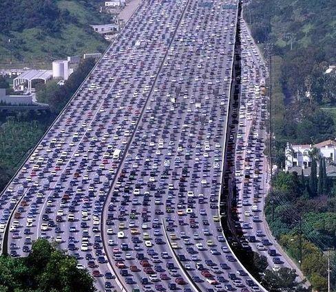 中国堵车