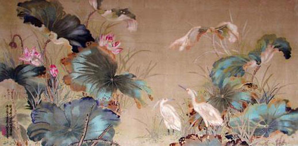 Chinese Silk carpet and tapestry