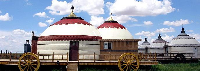 Living in inner mongolia tent