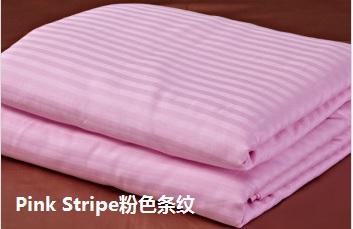 Silk quilt pink stripes