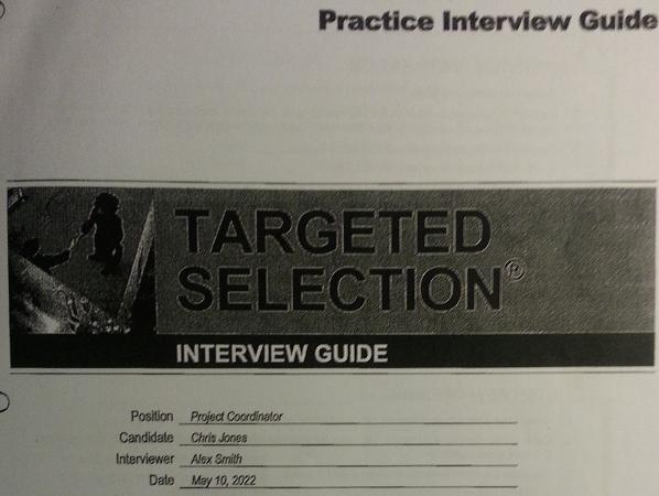 Practice interview guide