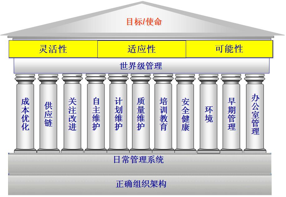 Advanced WCM or TPM pillars