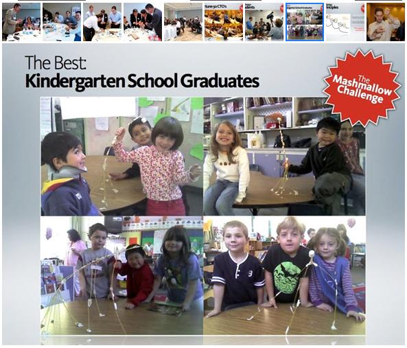 Best Kindergarten School Graduates of marshmallow challenge