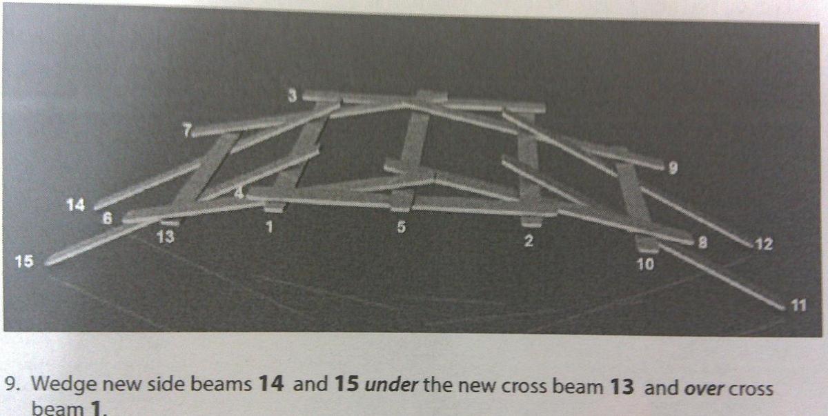 Leonardo Da Vinci Bridge Challenge answer