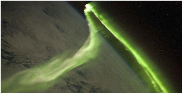 South aurora of earth地球南极光