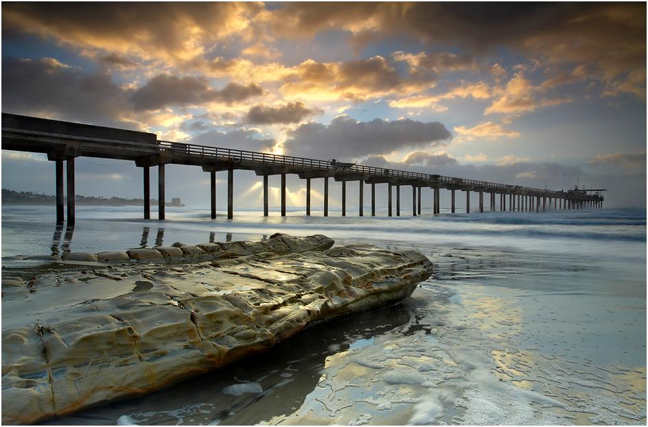 The Light behind the Scripps Pier